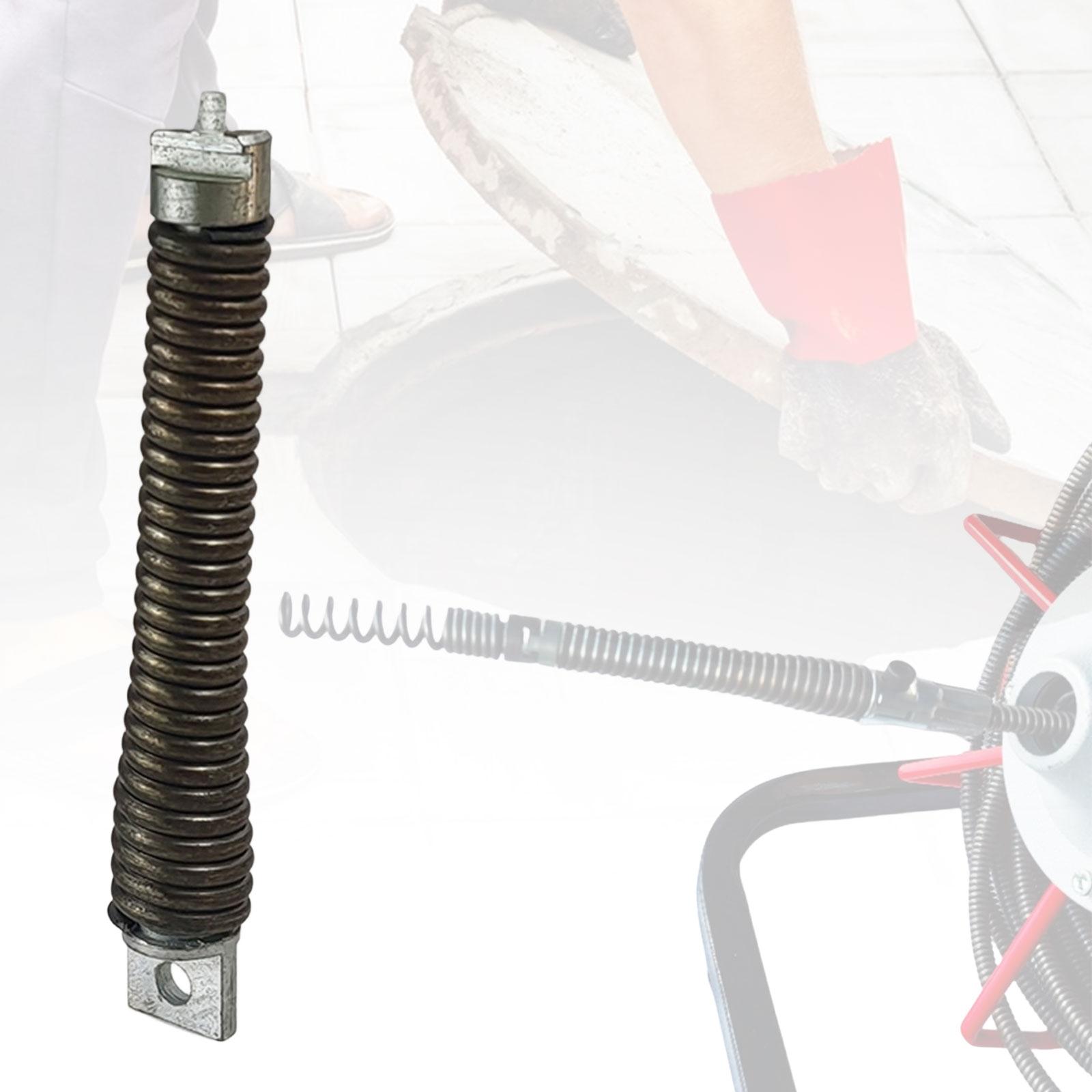 Plumbing Snake Drain - Spring Steel Drain Snake Coupling End