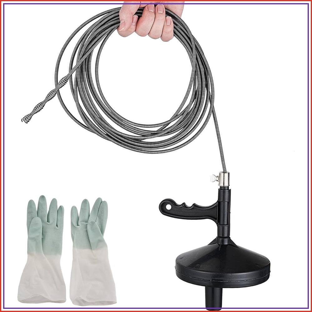 25 Ft Heavy Duty Drain Auger & - đánh giá và giá Plumbing Snake Drain