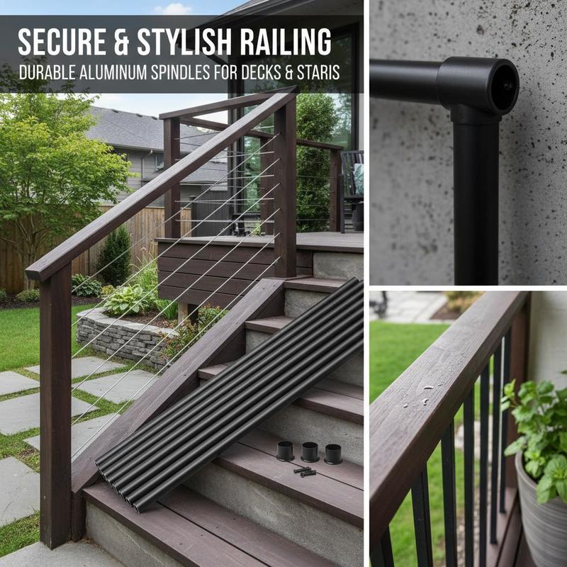 Aluminum Staircase Spindles 26 - đánh giá và giá Deck Screw Stainless