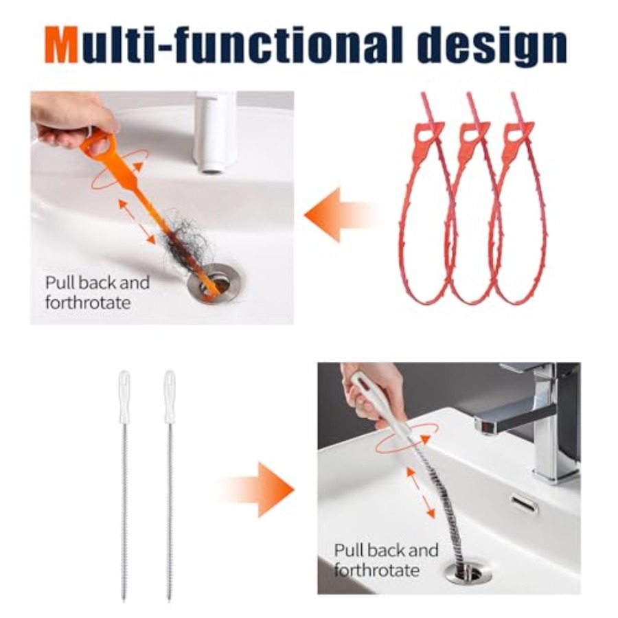 33-Feet Drain Snake Auger Kit, - đánh giá và giá Plumbing Snake Drain
