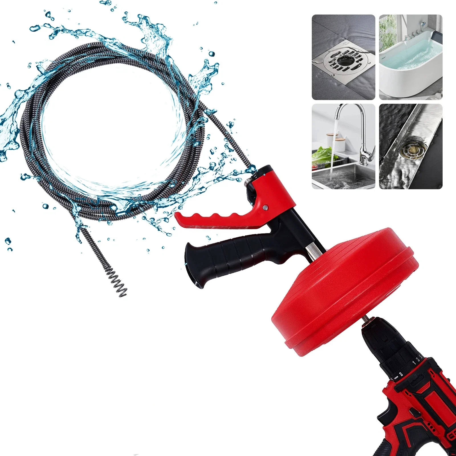 Drain Auger Clog Remover Flexi - đánh giá và giá Plumbing Snake Drain