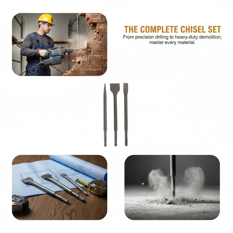 3Pcs SDS Plus Chisel Drill Bit - đánh giá và giá Home Improvement Tool Time