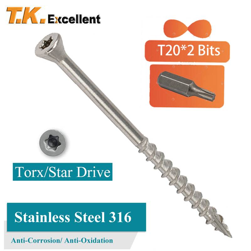 Stainless Steel Torx Wood Scre - đánh giá và giá Deck Screw Stainless